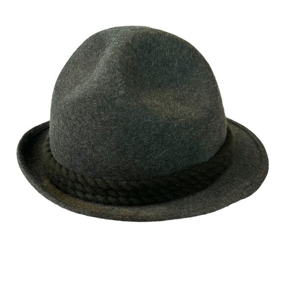 VTG Dark Grey Alpine Tyrolean Hat 205 - Picture 5 of 10